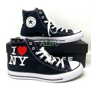 Converse Ctas High Top I❤️NY Canvas Men’s Sneakers 161183F
